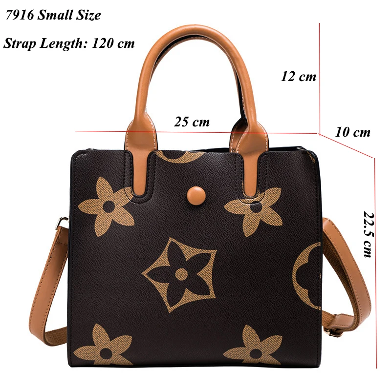 Высококачественная большая сумка на плечо с цепочками, женские дорожные сумки, роскошные сумки, женские брендовые сумки, дизайнерские сумки с монограммой - Цвет: 7916 Small Coffee