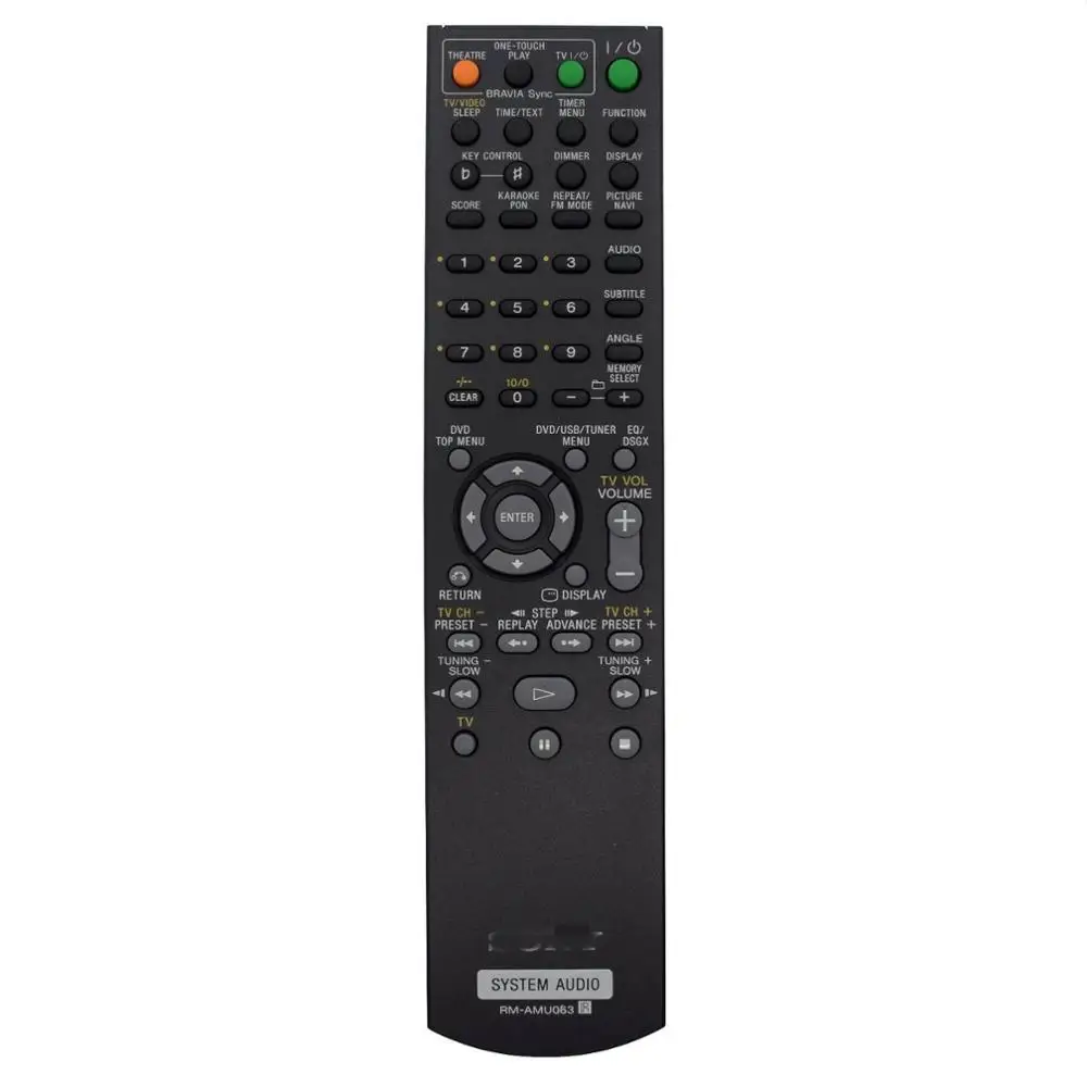 Оригинальный пульт дистанционного управления для AV-плеера SONY RM-AMU063 RM-AMU064 CMT-DH70SWR |