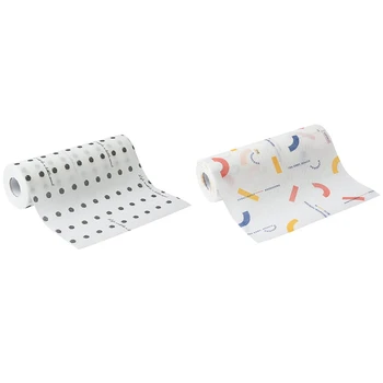 

50PCS/Roll Disposable Non-Woven Fabrics Napkin for Lazy Dishcloth Kitchen Paper Towel Table Napkins