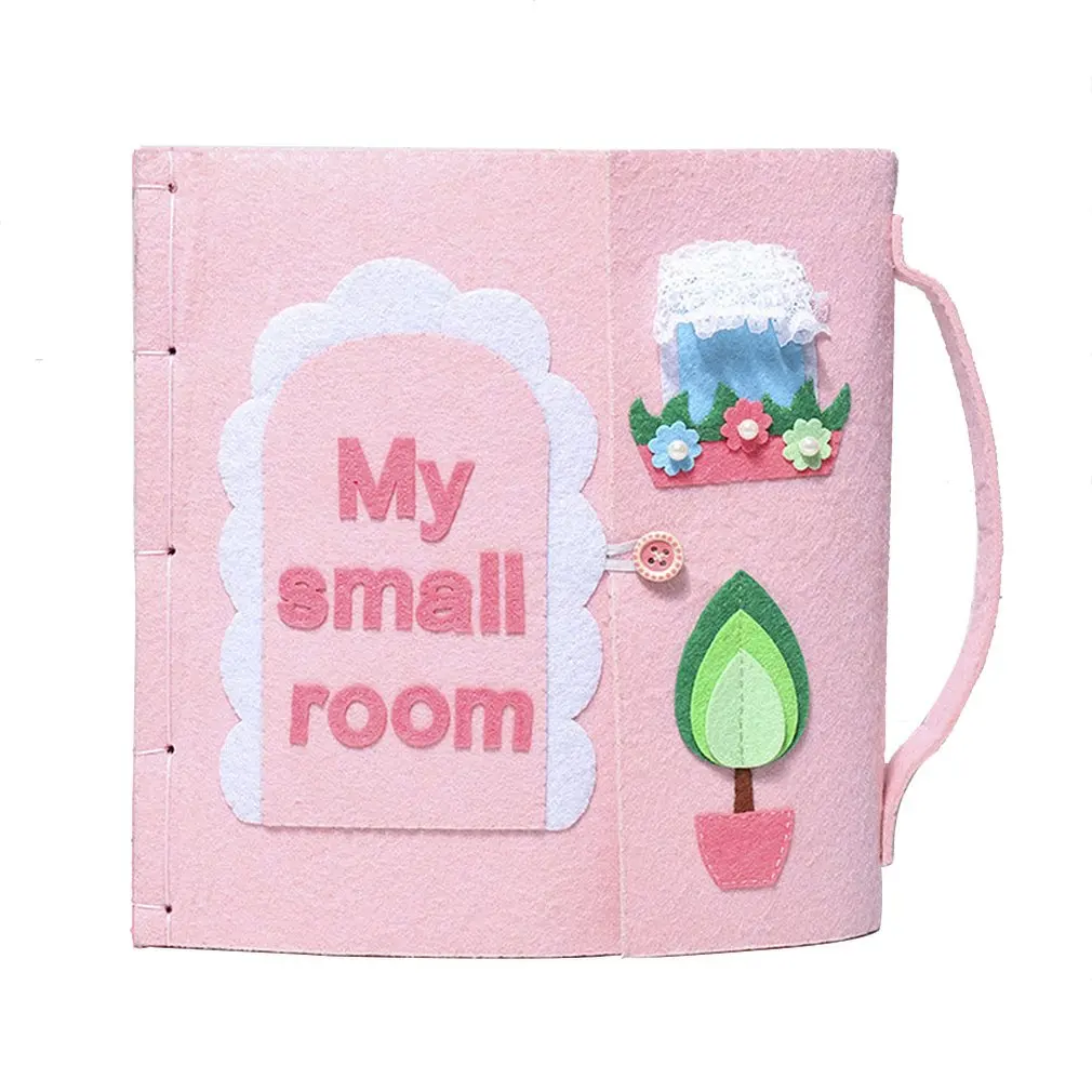 

Children'S Early Education Cloth Book Non-Woven Hand Cloth Fabric Diy Material Handmade Toy Children'S Felt Diy Frame