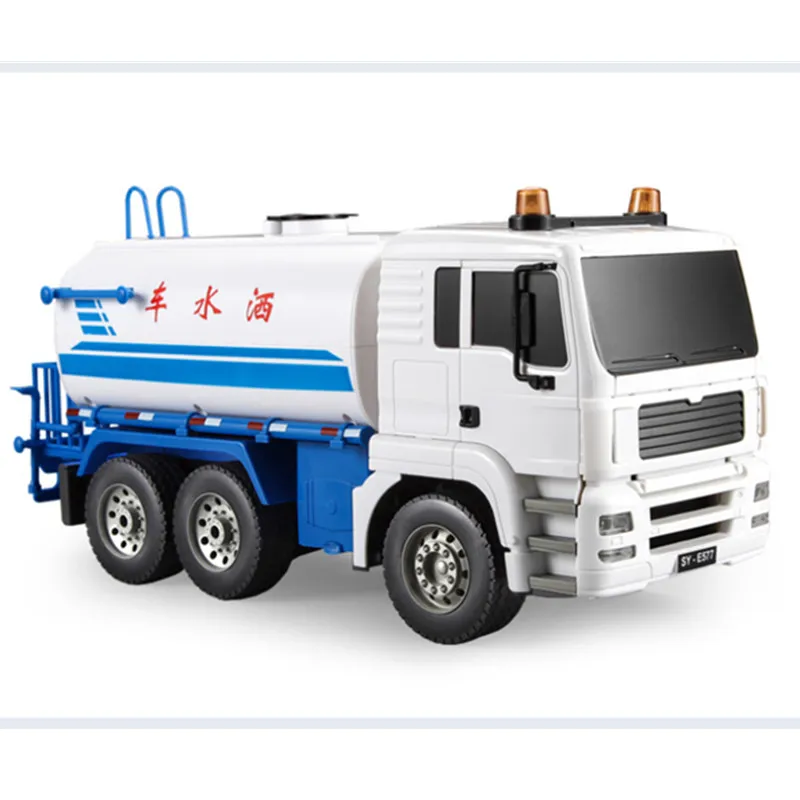 High Simulation Sprinkler Car Six Wheels Large Size Remote Control Sprinkler Truck Vehicle Sprinkling Music Sound Light Toy Gift 4