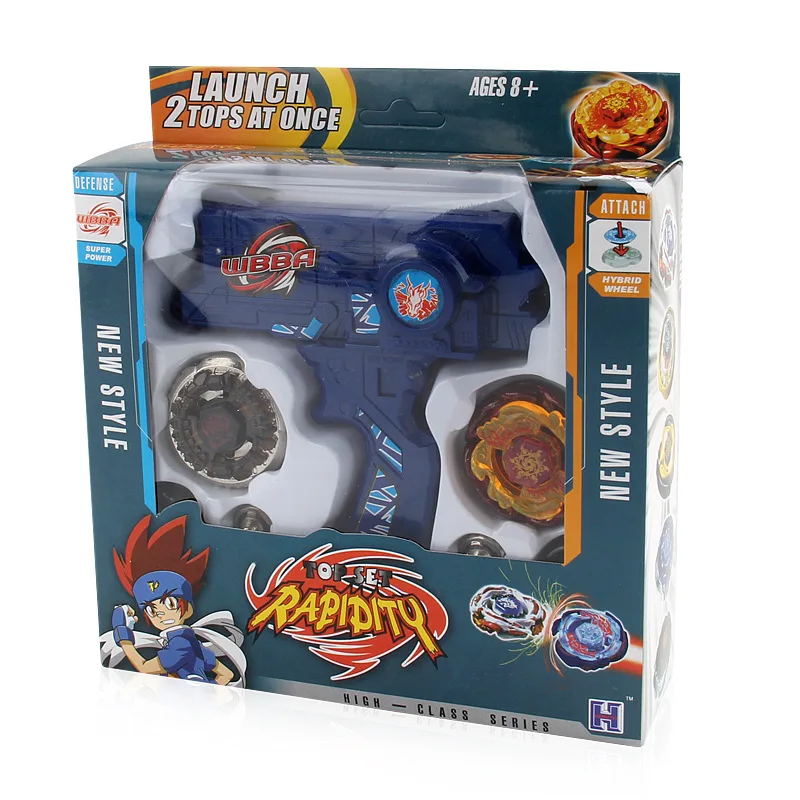 Beyblade Burst Toys Set With Dual Launchers,Beyblade Metal Fusion Spinning Top Toys For Competition (7)