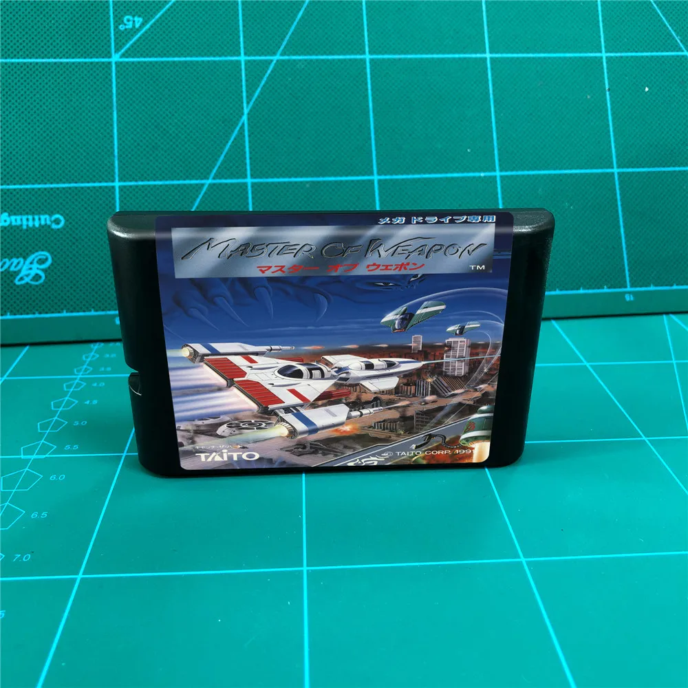 Master of Weapon - 16 bit MD Games Cartridge For MegaDrive Genesis console | Электроника
