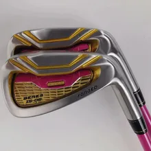 Абсолютно 9 шт. женский Железный набор Honma IS-06 для женщин Honma IS-06 гольф-клубов 5-11AwSw L гибкий графитовый Вал с крышкой на голову