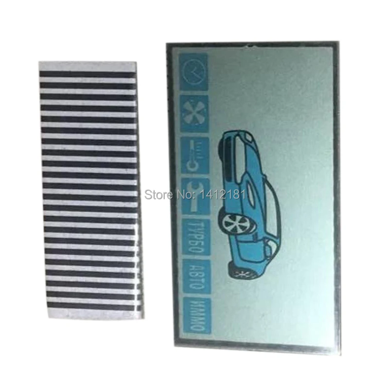 50 PCS/lot A91 LCD display flexible cable for 50PCS Keychain Starline lcd remote control Key with Zebra Papers | Автомобили и
