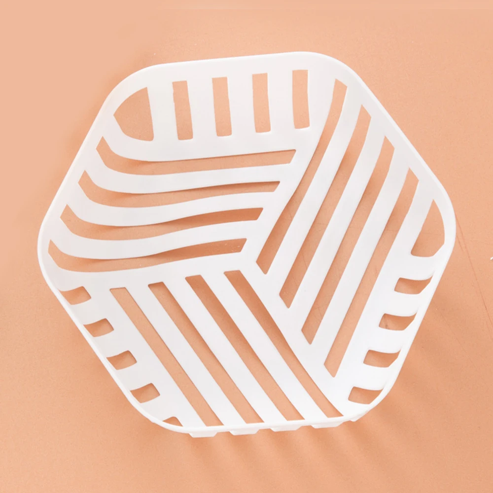Nordic Hexagon Fruit Storage Basket Creative Hollow Draining Baskets Home Organizer Bowl For Vegetable Snacks