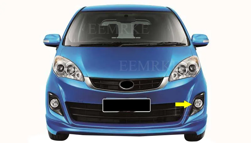 2in1 Led Angel Eye Daytime Running Lights Drl Cut Line Lens Fog Lights For Perodua Alza Advanced Version 2014 2015 2016 2017 Fog Light Assembly Aliexpress