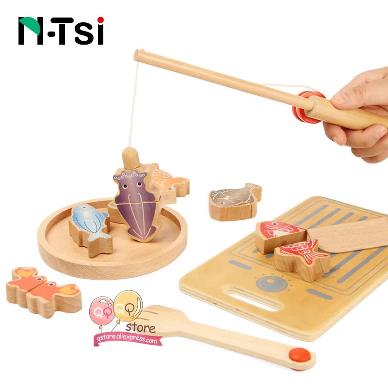kids wooden food