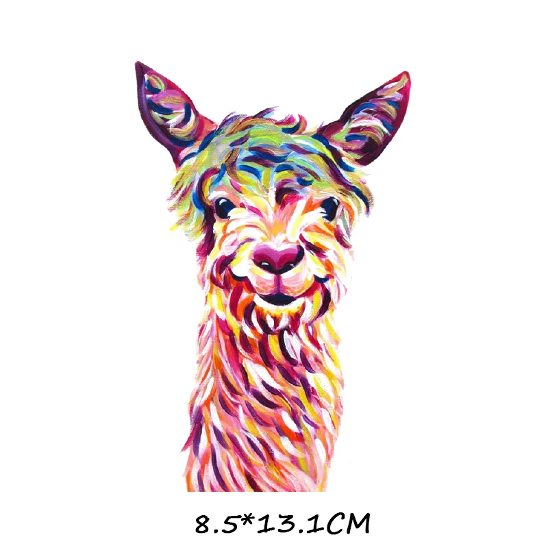 Animal Dinosaur Lion Wolf Crocodile Iron-on Clothes Patches Heat Transfers Vinyl Patch Children Boy Girl DIY Clothing Sticker F - Цвет: 723