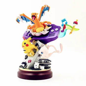 

Anime Pocket Monster Figure Pikachu Charmander Mew Action Figures GK Resin Model Cute Toys Dolls Kids Boys Girls Christmas Gifts