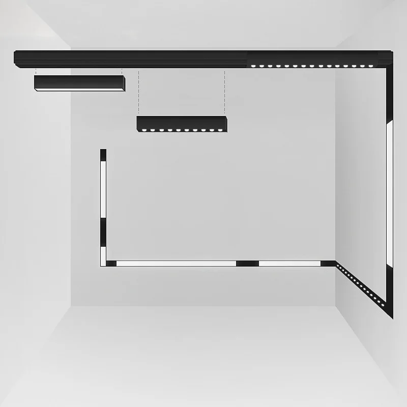 Frameless LED Line Light 5W 10W 20W Ceiling Lamp Dimmable Bar Corridor Light OSRAM CRI RA>85 Linear long strip Downlight