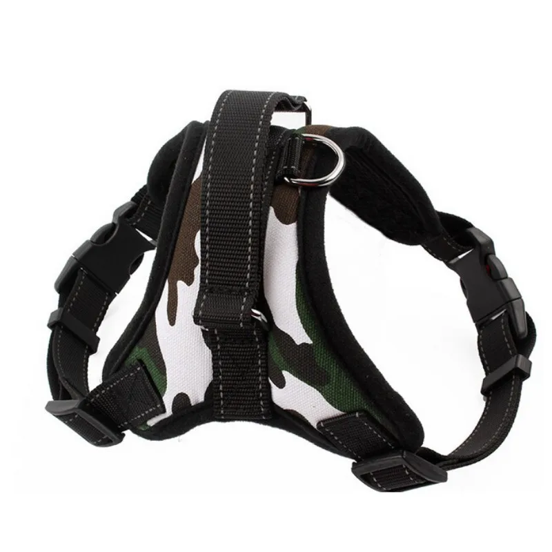 Vest For Dog Training - Heavy Duty Nylon Dog Pet Harness with Padded Collar for Extra Big, Large, Medium, and Small Dogs - Husky Dog Supplies