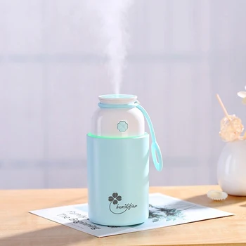 

USB lucky grass humidifierMini car humidifier USB aroma diffuser 7 color LED light office home ultrasonic air humidifier