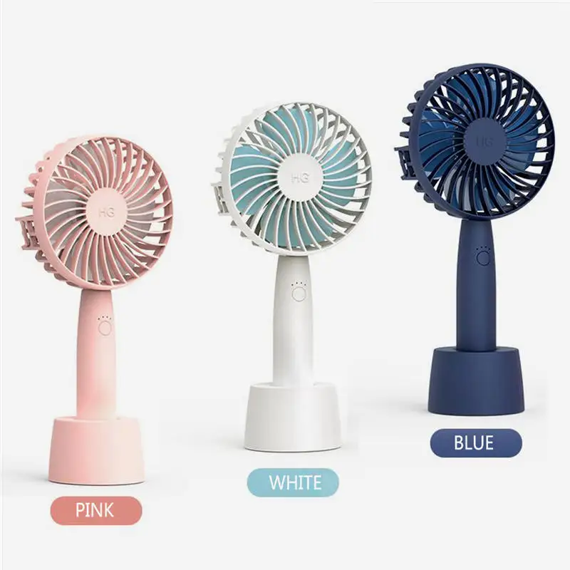 

Portable Handheld Mini Fan With Rechargeable Fans USB Electric Mini Fan for Home Office Desktop Built-in Battery 2600mA