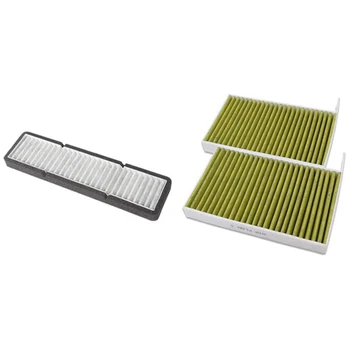 

3Pcs Air Intake Filters Cabin Air Vent Intake Air Conditioning Air Intake Inlet Cover - 2Pcs Yellow & 1Pcs White + Grey