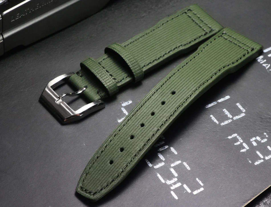 

Outdoor Sport Watch Strap 20 21 22mm Handmade Head layer cowhide Bracelets Watchband for Brand watch soft Wristband man Belt