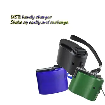 

Mini Compact Hand Crank Charger Manual Generator Mobile Phone Emergency Charger Usb Charger Stay Connected