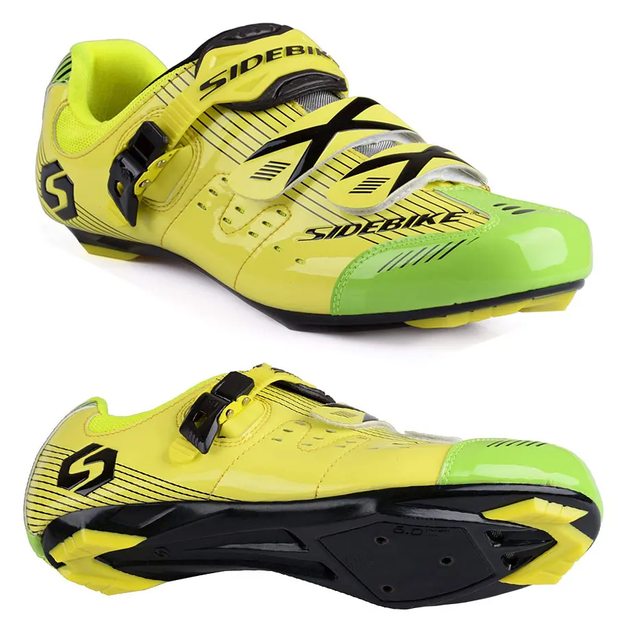 

SIDEBIKE Men Women Road Cycling Shoes Bicycle Shoes Ultralight Self-locking Cycling Bike Shoes Sneakers Sapatos de ciclismo