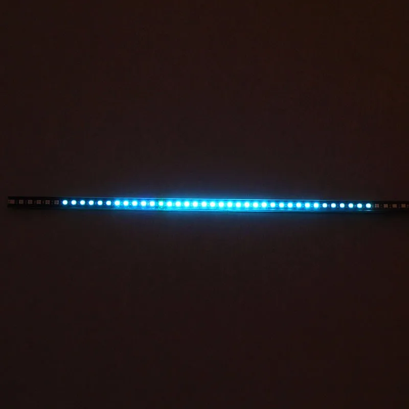 Высокая яркость Knight Rider освещение бар 5050 SMD 48 светодиодный 7 цветов 130 режимов 12 В с пультом дистанционного управления