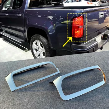 

For Chevrolet Colorado 2015 2016 2017 2018 2019 ABS Tail Lights Trim ABS Rear Light Covers