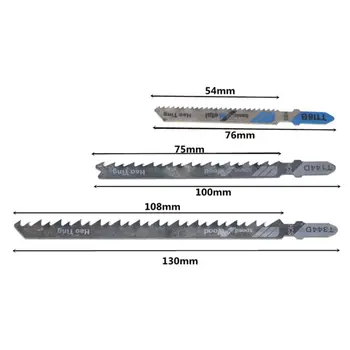 

5Pcs/Set HCS/HSS Curve Saw Jigsaw Reciprocating Blade for Metal Woodworking Tool 40JE