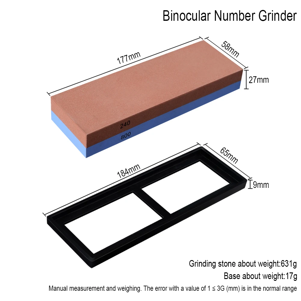 Sowoll 1 шт. 240/800 зернистый кухонный точилка для ножей двухсторонняя заточка каменный корунд точильные камни Профессиональный масляный камень - Цвет: A.240 800