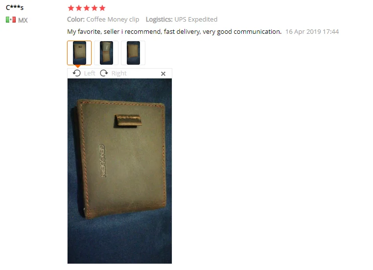 G143 money clip d