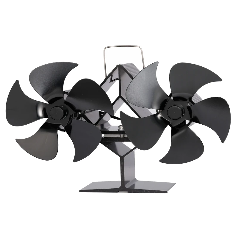 

SF803 10 Blades Heat Powered Stove Fan for Wood Log Burner Heater Fireplace Fuel Saving Quiet Ecofan Efficient