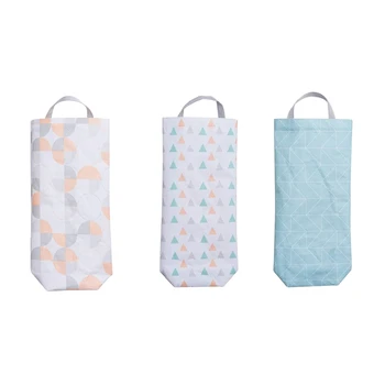 

3 Pack Plastic Bag Holder Trash Bag Holder Waterproof Wall Mount Garbage Bag Organizer for Home and Kitchen