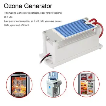 

220V Home Air Purifier Ozonator Integrated Ceramic Plate Air Cleaner Sterilization Odor Elimination Ozone Generator