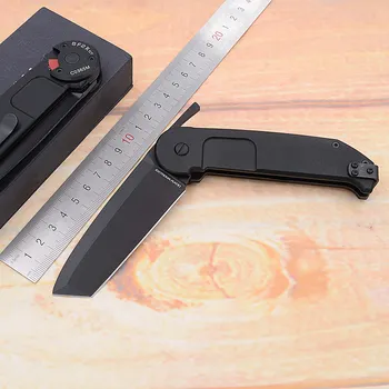 

JUFULE OEM Extrema Ratio Tactical razor Flipper folding N690 blade Aluminum outdoor camping hunting EDC tool kitchen knife
