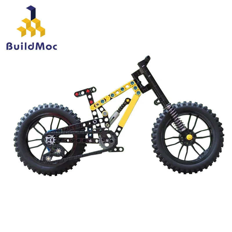 

Buildmoc Technic Series Mountain Bike Blocks Building Toys Bicycles Creator Set Transformable DIY Mo