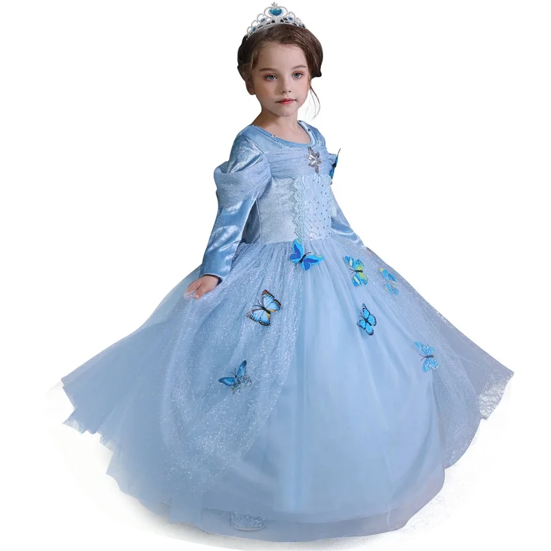 born baby dress Girls Princess Costume For Kids Halloween Party Cosplay Dress Up Children Disguise Fille cheap baby dresses