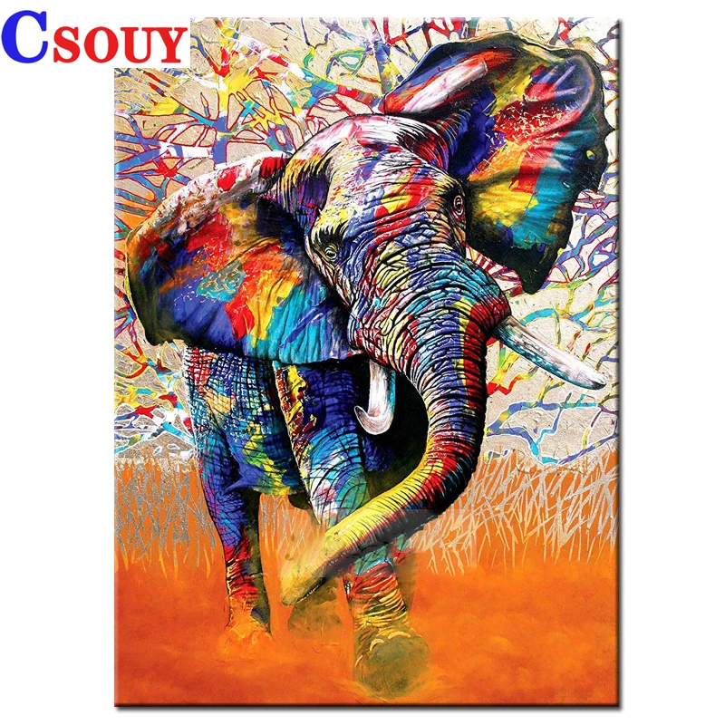 

Elephant New 5D Diy Diamond Embroidery Animal Diamond Mosaic Drawing Full Square Round Drill Diamond Painting Cross Stitch Decor