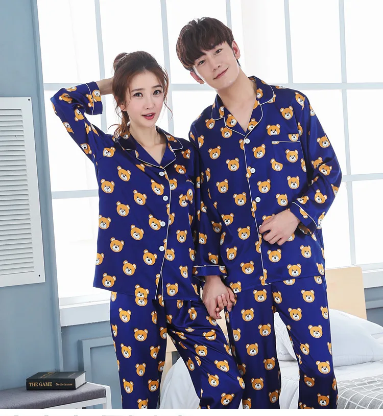 Весенне-осенние новые модные мужские пижамные комплекты, пижамный комплект, одежда для сна с длинными рукавами, домашняя одежда для