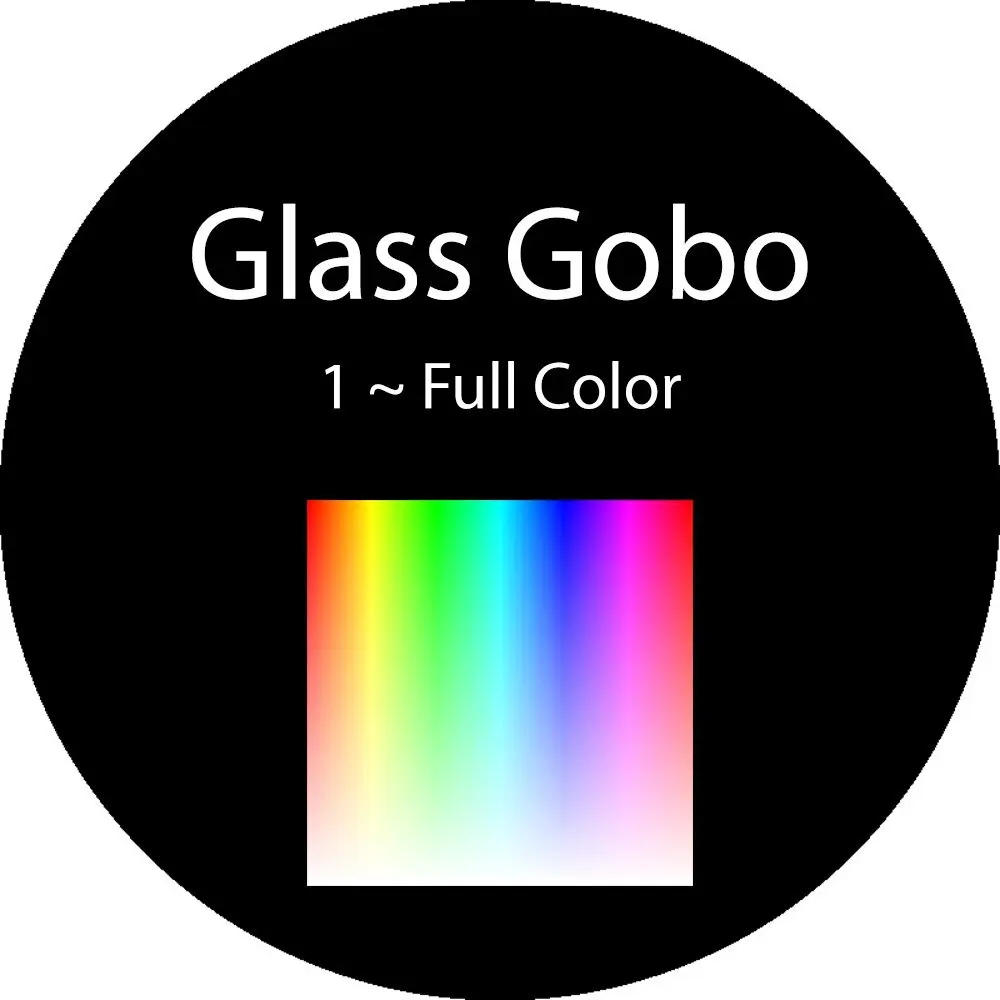 Custom Glass Gobo Lens 37/23 Mm Logo 