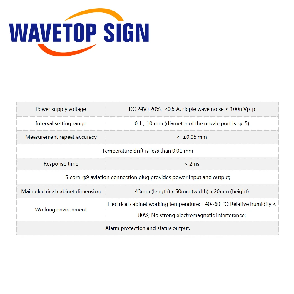 WaveTopSign Ruida LFS AM T43 AP01(S) металлическая режущая система живого фокуса усилитель и