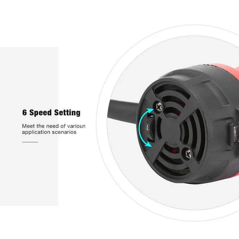 6 Speed 5000-35000rpm 2200W Woodworking Electric Trimmer Wood Router Milling Engraving Slotting Trimming Hand Carving Machine