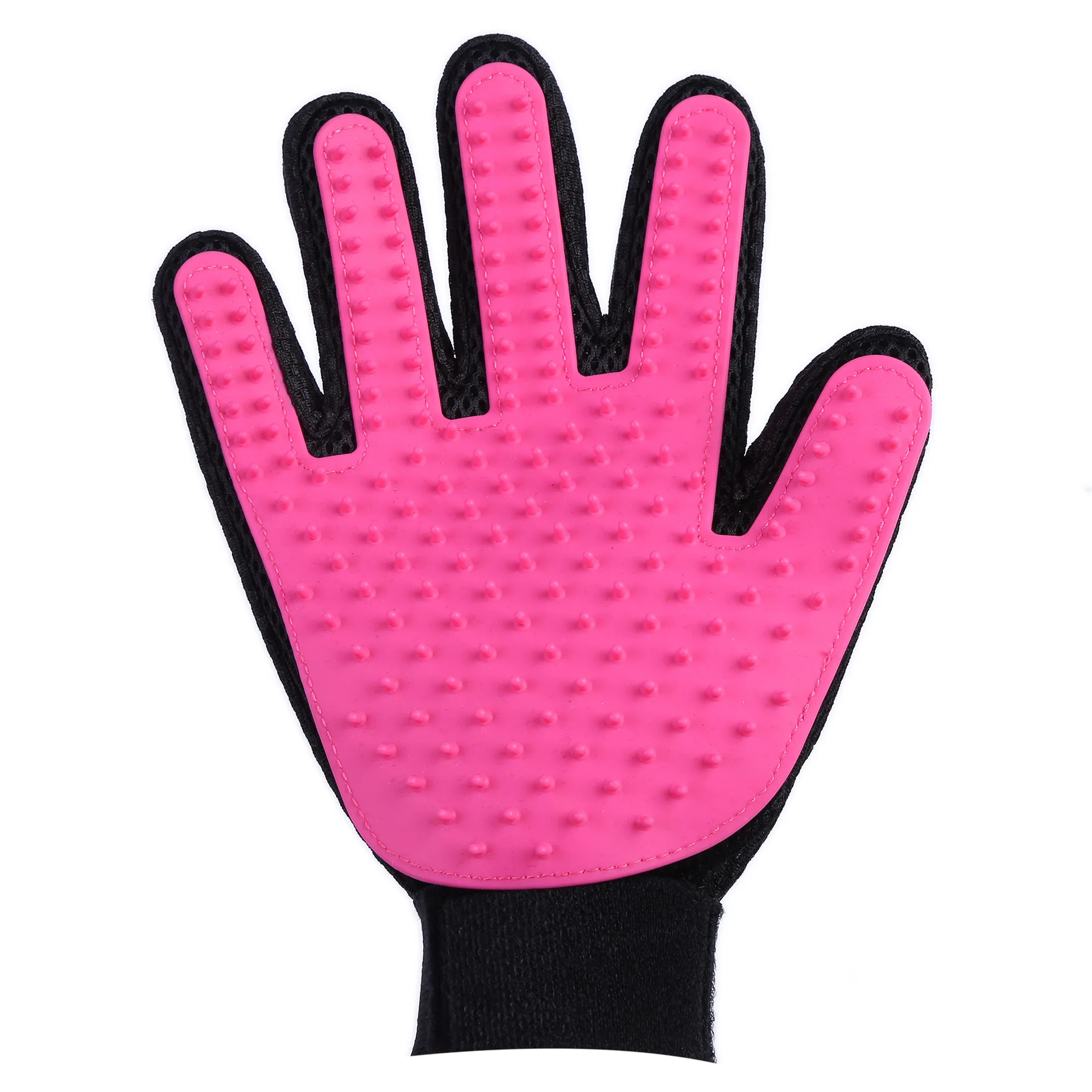 Right Hand Pink Pet силиконовые рукавицы для душа настоящие жесткие кошки универсальная щетка для чистки красоты Массажная щетка для удаления волос вакуумные перчатки - Цвет: Right Hand Pink