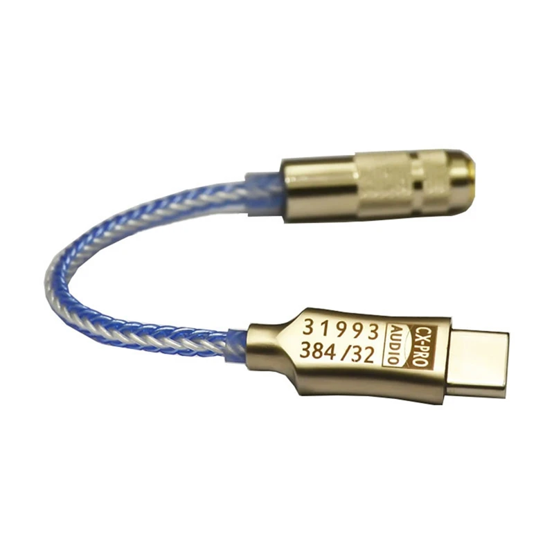 Цифровой усилитель для наушников с разъемом Type-C на 3 5 мм HiFi CX31993 декодирование