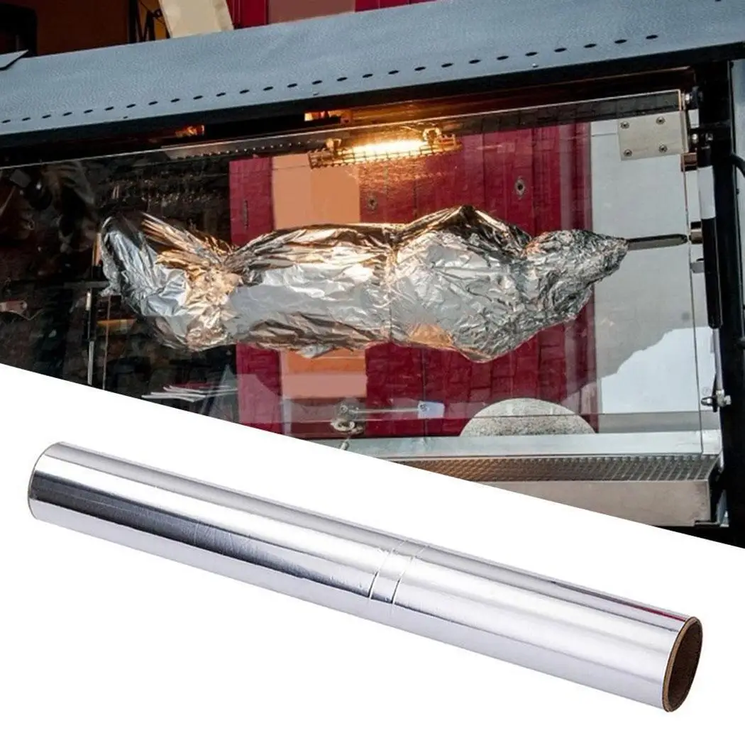 Practical Aluminum Foil Grilling Baking Tin For Barbecue, For As