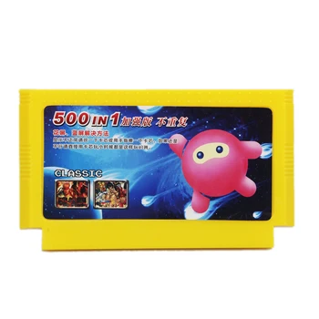 

upgrade 500 in 1 Games Card Classic is not repeated yellow card 8 Bit TV Video Game Memory Card