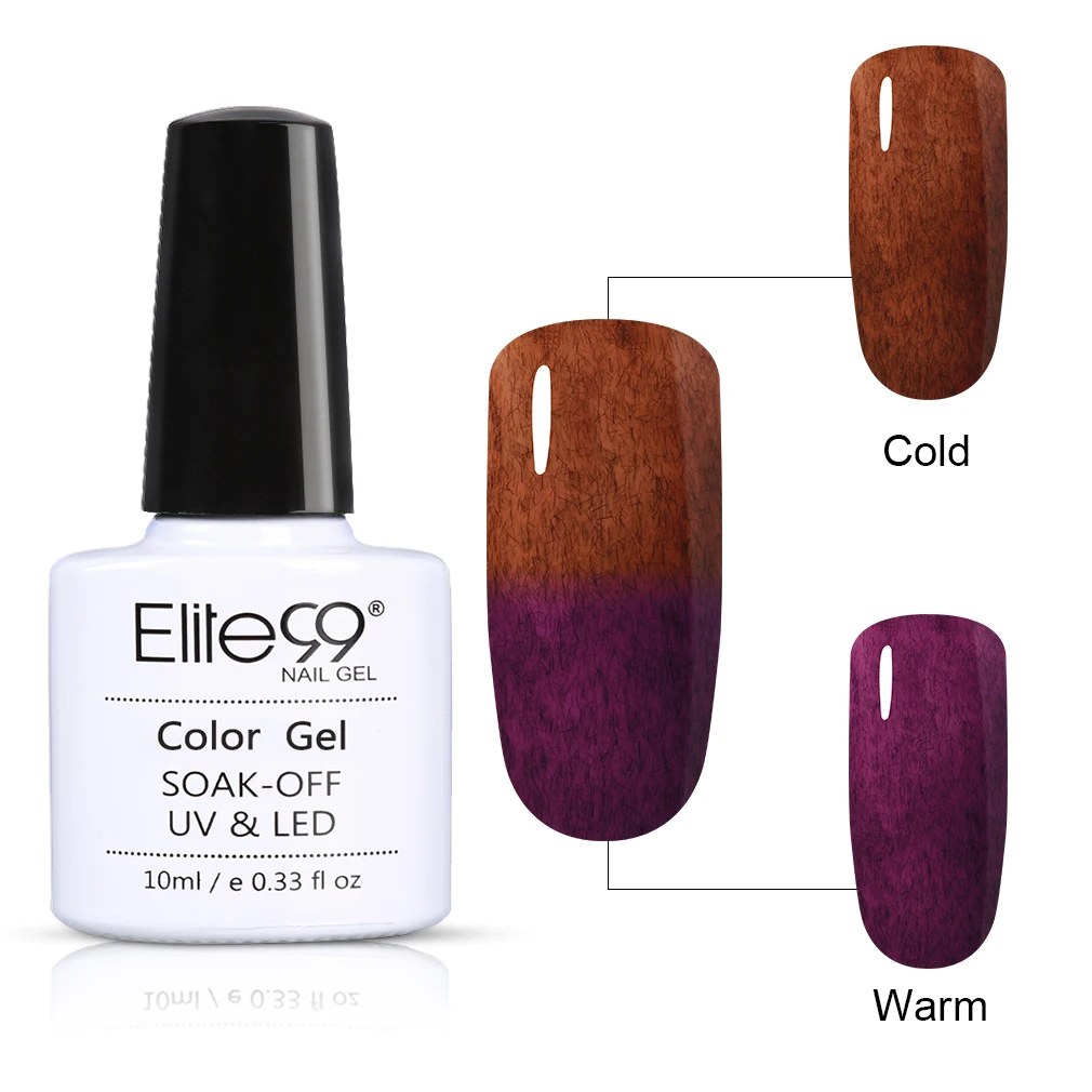 Elite99 10 мл термальный гель для изменения цвета лак температура мех гель лак для ногтей длительный УФ светодиодный лак для ногтей художественный лак - Цвет: 9112