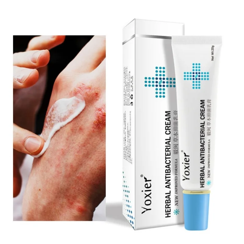 Травяной Антибактериальный крем Yoxier антибактериальный против зуда лечение