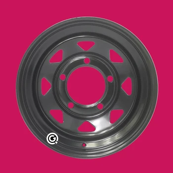 

16inch steel wheel Defender rims 5 hole 165.1 8offset black gloss black milky white silver defender 90, 110