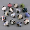 1x Hot Selling Pumpkins Knobs Ceramic Kitchen Cupboard Cabinet Wardrobe Baby Children Room Pull Drawer 33mm Porcelain Handle ► Photo 2/6