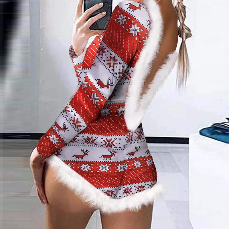 Женское боди с длинным рукавом глубоким V-образным вырезом |