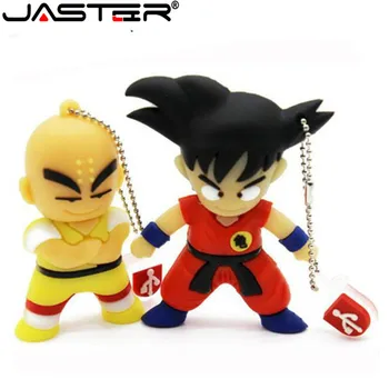 

JASTER Pen drive cartoon Dragon Ball Goku Monkey King gift 4gb 8gb 16gb 32gb 64GB usb flash prawn pen Free shipping