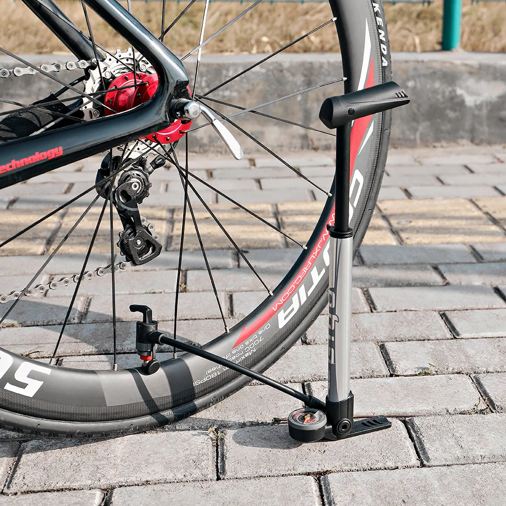 Pompe à Vélo Bell Airblaster 850 Double étage Avec Manomètre - Montage Sur Cadre