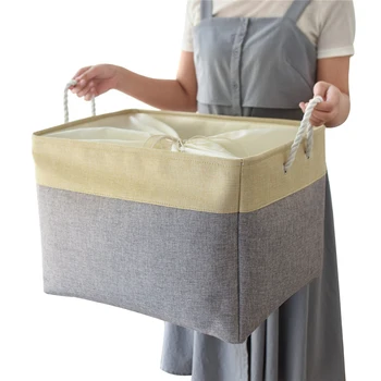 

2020 New Style Foldable Storage Boxes Storage Bin Multi-Purpose Organizer Basket with Handles for Laundry Hamper